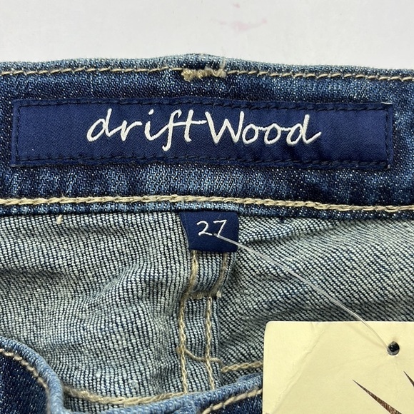 Driftwood Embroidered Floral Marilyn MID Rise NWT Size 27 - Picture 8 of 16